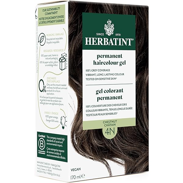 Amazon.com : Herbatint Permanent Herbal Haircolour Gel 5N Light